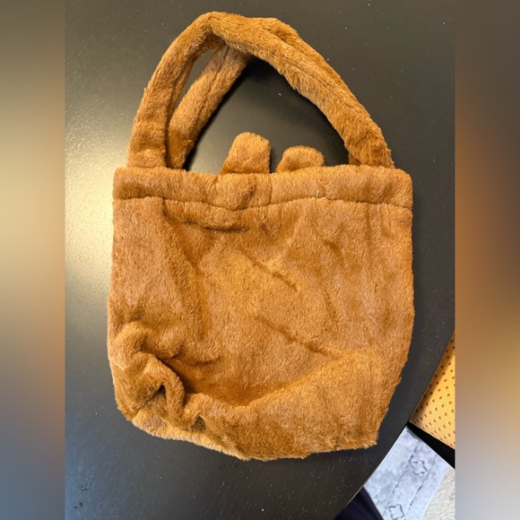 Labubu Style Character Faux Fur Tote New - Picture 2 of 3